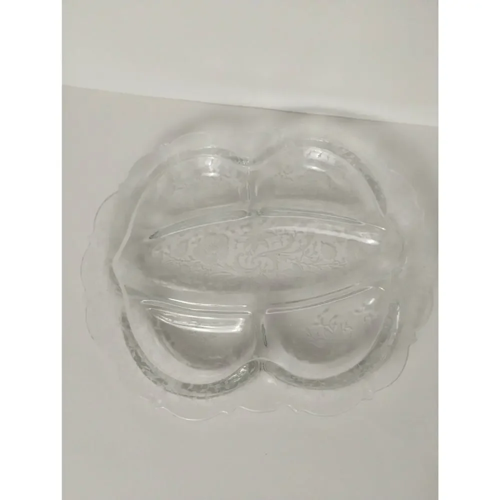 Vintage Cambridge Elegant Glass 5 Compartment Relish Celery Dish